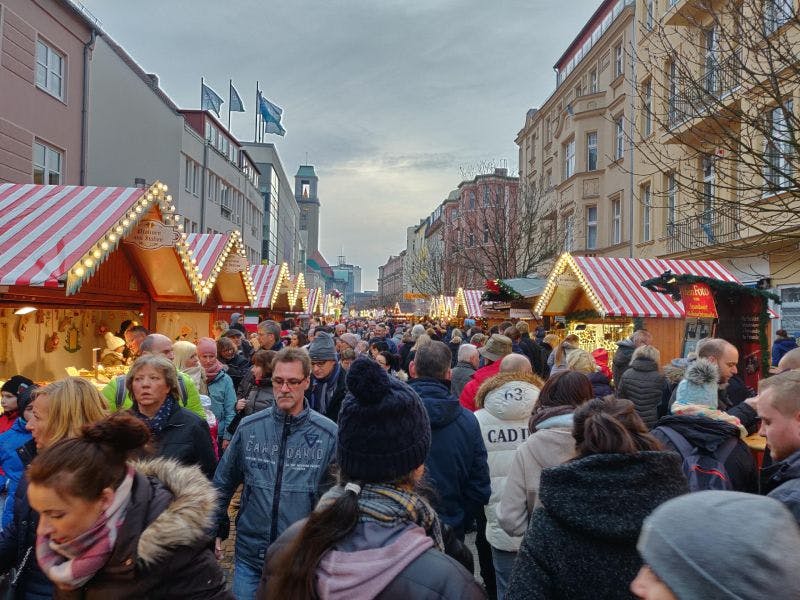 Christmas market at the old town of Berlin Spandau